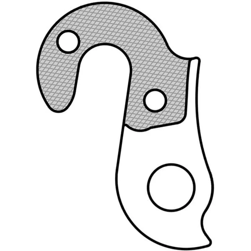 M Part Gear Hanger Bulls - Focus - Raleigh etc. in Silver-3