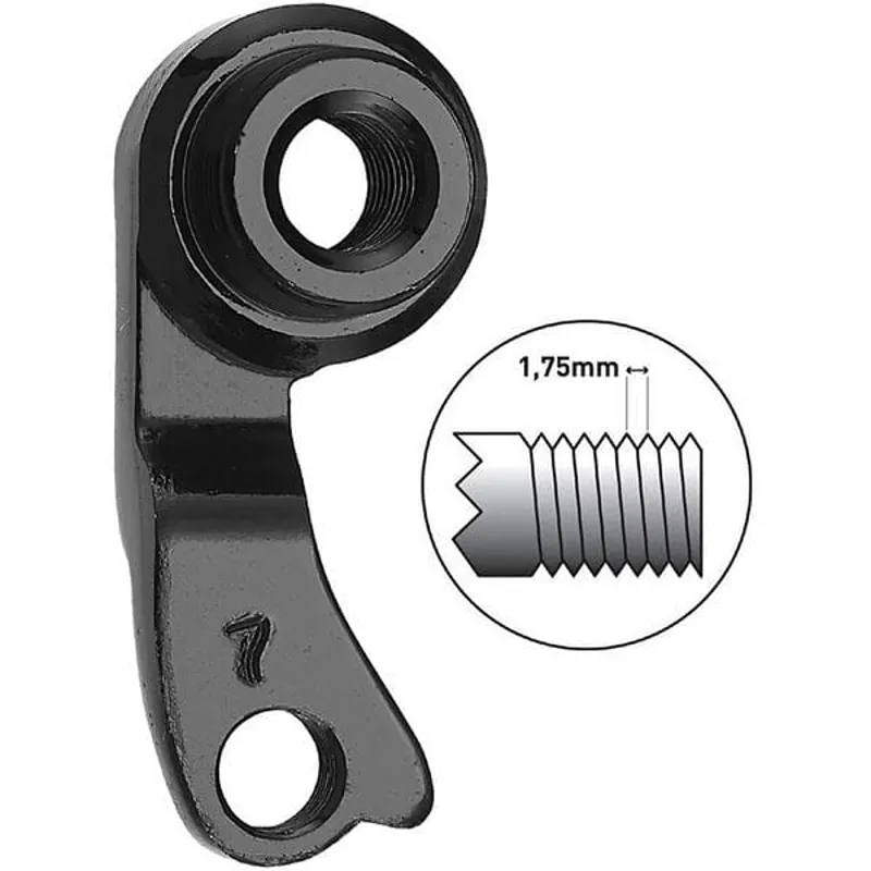 M Part Gear Hanger Bulls Direct Mount M12 1.75 in Black-1
