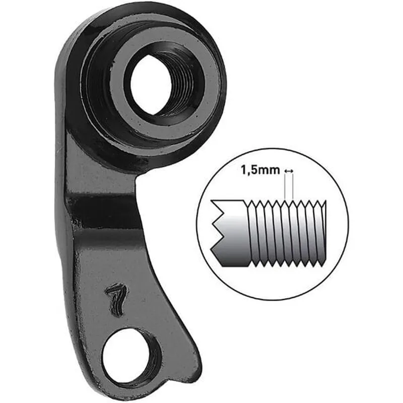 M Part Gear Hanger Bulls Direct Mount M12 1.5 in Black-1