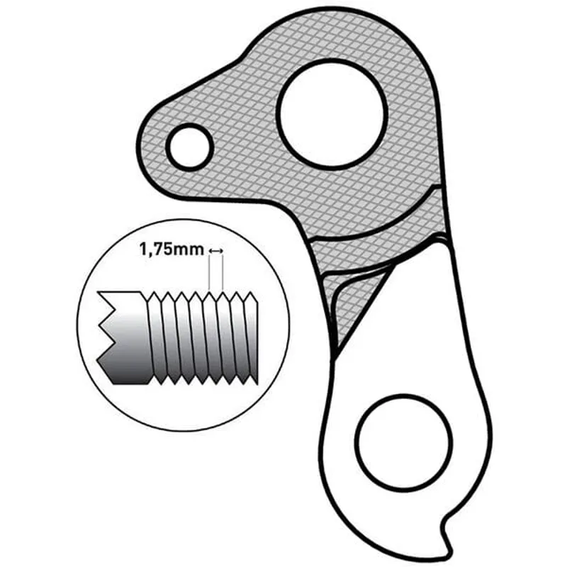 M Part Gear Hanger Bulls Direct Mount M12 1.75 in Black-3