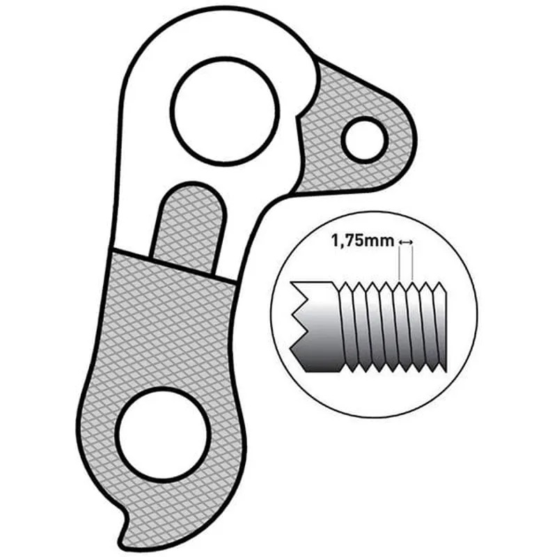 M Part Gear Hanger Bulls Direct Mount M12 1.75 in Black-4