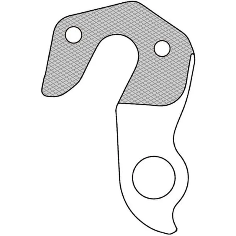 M Part Gear Hanger Orbea in Silver-3