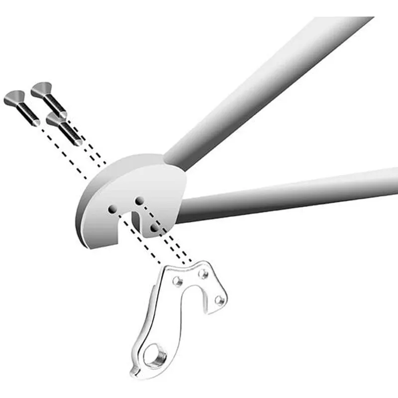 M Part Gear Hanger Bergamont in Silver-2