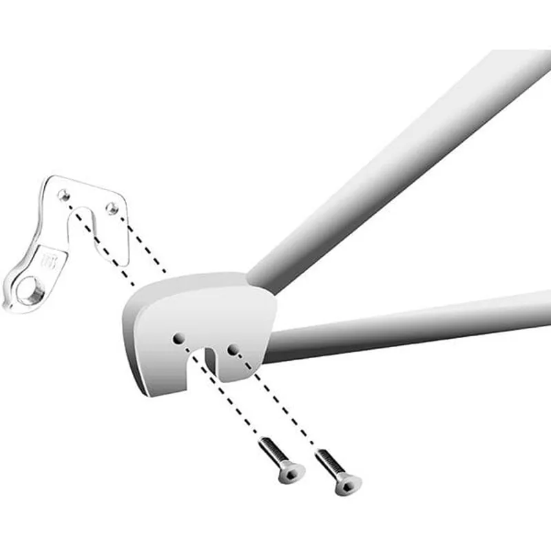 M Part Gear Hanger Orbea in Silver-2