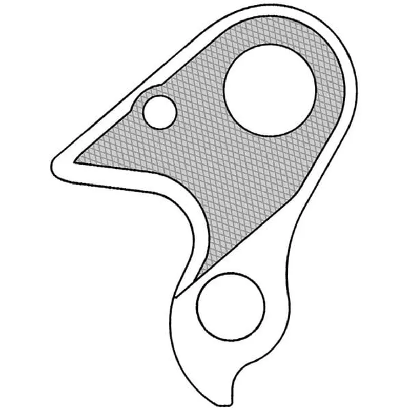 M Part Gear Hanger Haibike in Black-3