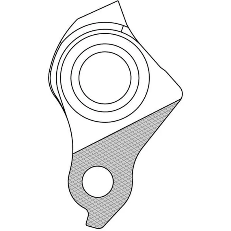 M Part Gear Hanger Universal SRAM UDH in Black-4