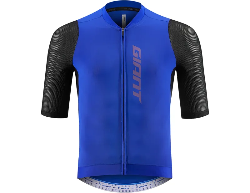 Giant Race Day Short Sleeve Jersey in Blue/Black