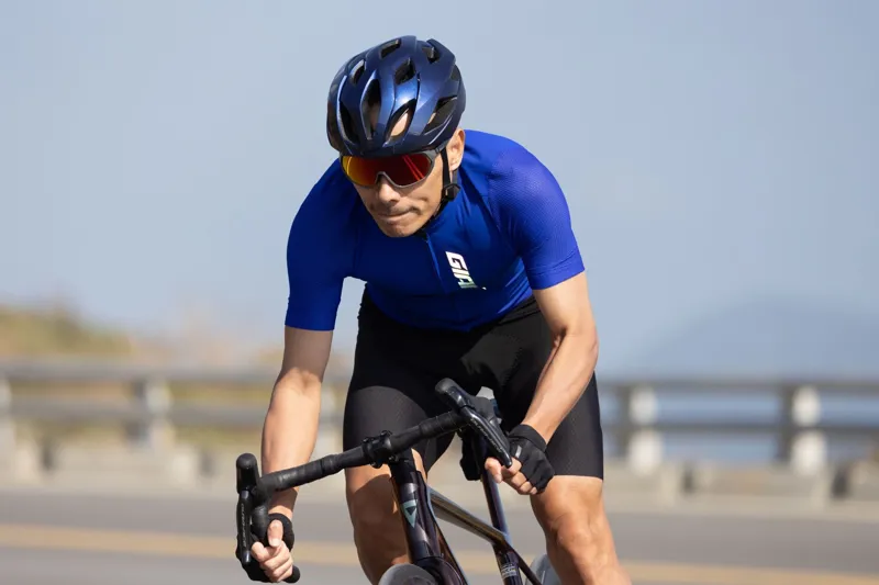 Giant Race Day Short Sleeve Jersey in Blue/Black-12