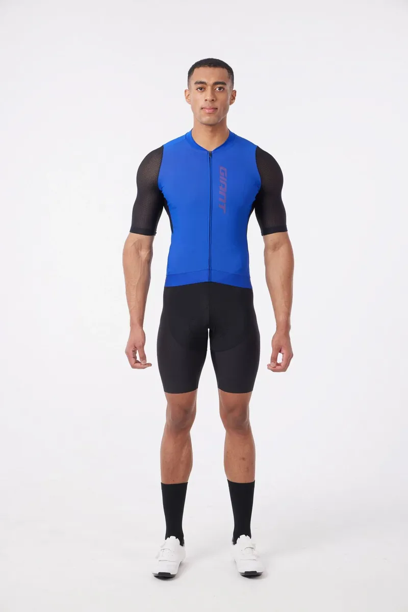 Giant Race Day Short Sleeve Jersey in Blue/Black-2