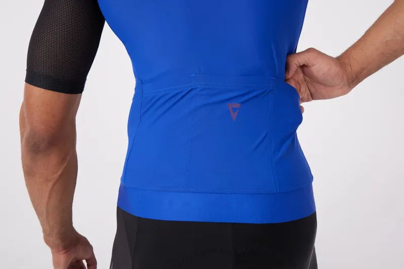 Giant Race Day Short Sleeve Jersey in Blue/Black-4