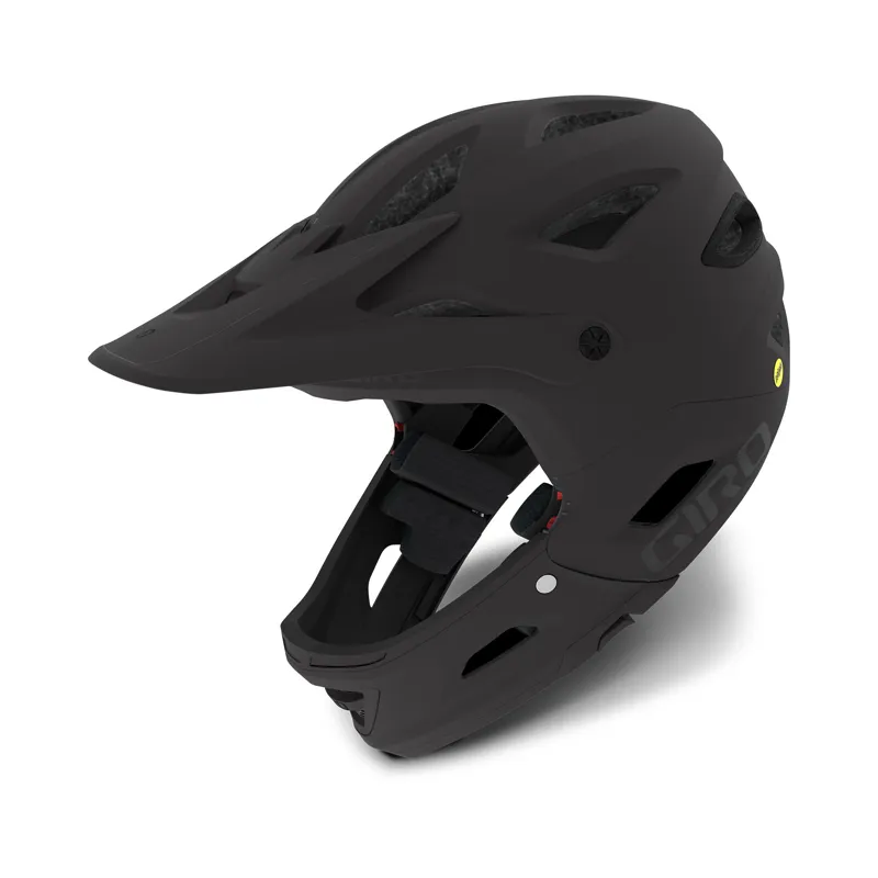 Giro Switchblade MIPS Dirt/MTB Helmet in Matte Black/Gloss Black