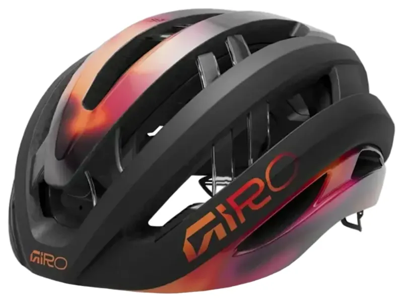 Giro Aries Spherical MIPS Helmet in Matte Black/ Flash Orange