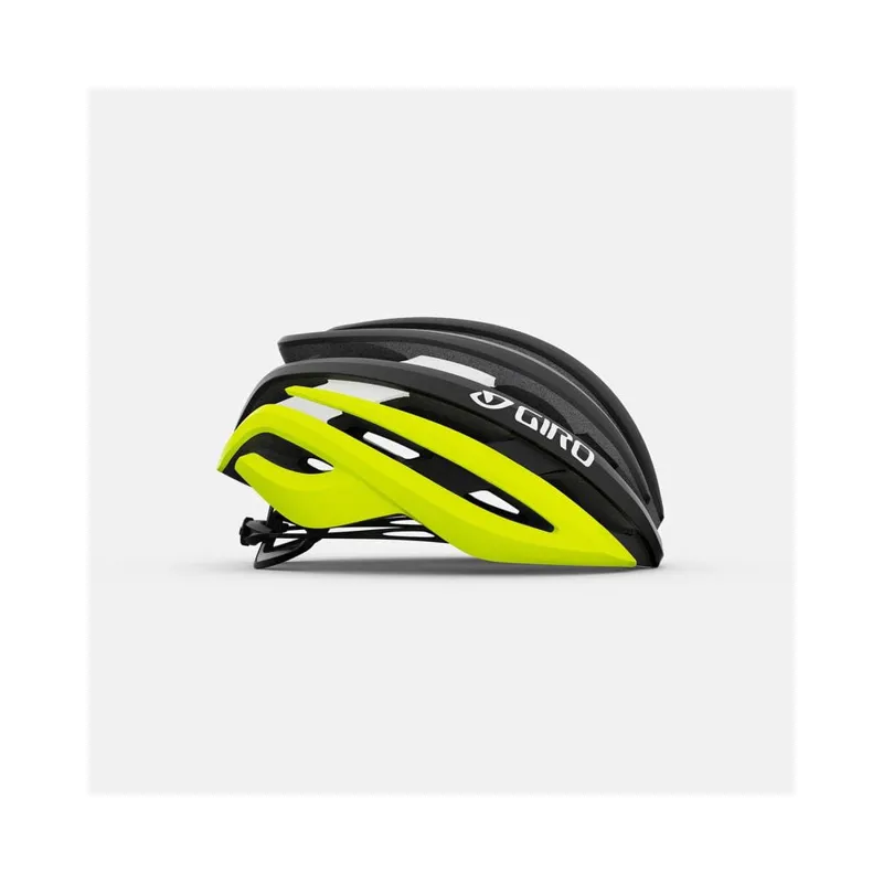 Giro Cinder MIPS Road Helmet in Matte Black/Highlight Yellow-3