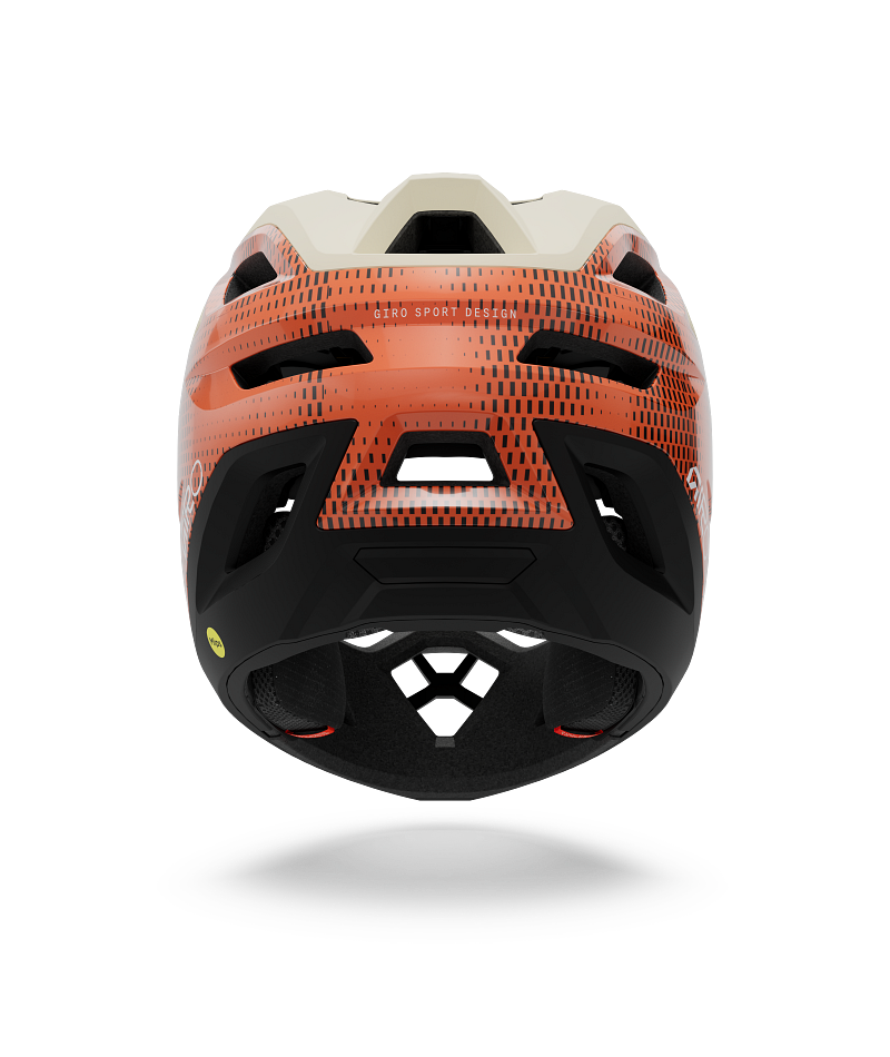 Giro Coalition Spherical MTB Helmet in Open Orange / Stone-3