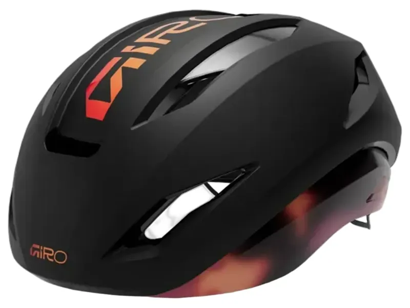 Giro Eclipse Pro Spherical Helmet in Black/Fluorescent Orange