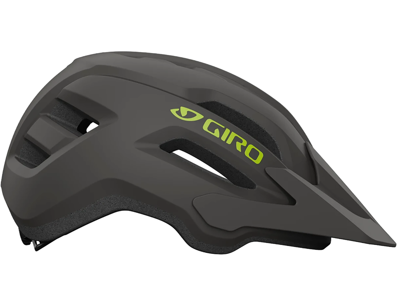 Giro Fixture II MTB Helmet in Matte Black/Green-2