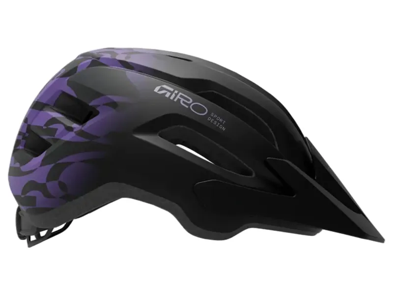 Giro Fixture MIPS II MTB Helmet in Matte Black/Purple Rush-2