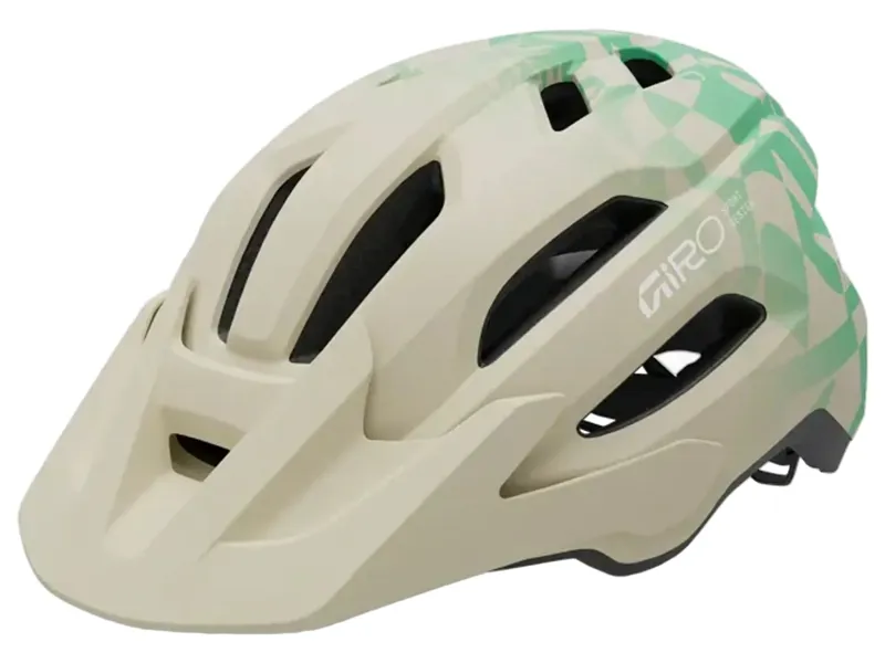 Giro Fixture MIPS II MTB Helmet in Matte Stone/Green Rush