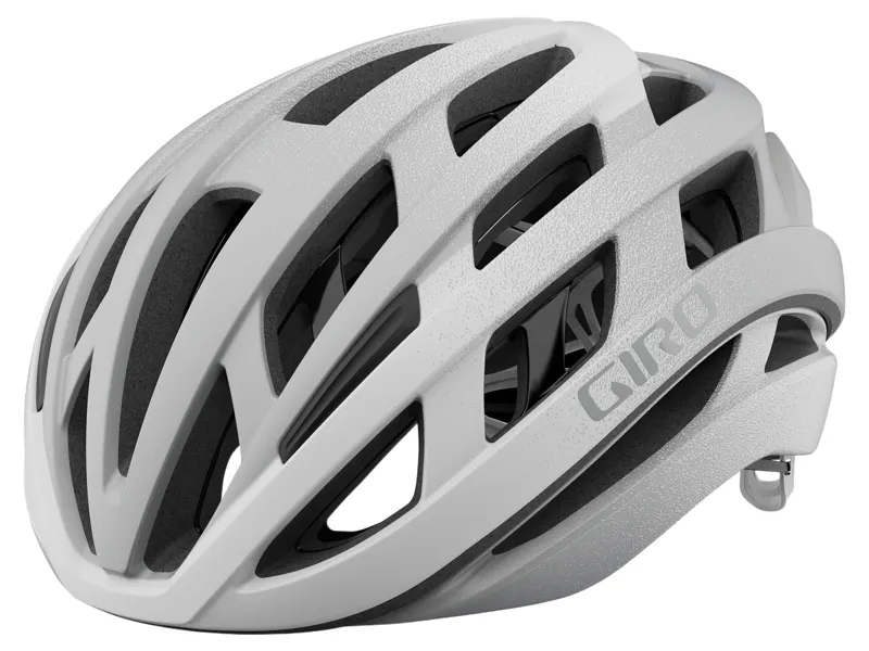 Balfes Bikes Giro Helios Spherical Road Helmet in White and Silver | Free postage over £30, £10 off first order, price match & 0% finance.