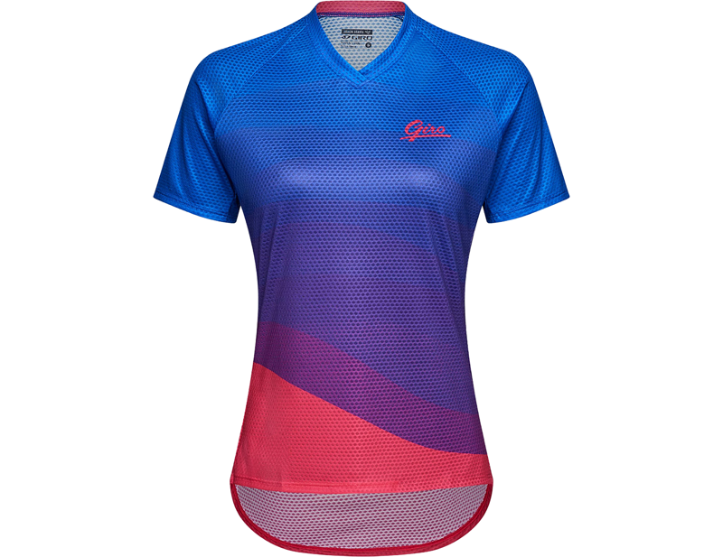 Giro Women's Roust Short Sleeve Jersey in Blue