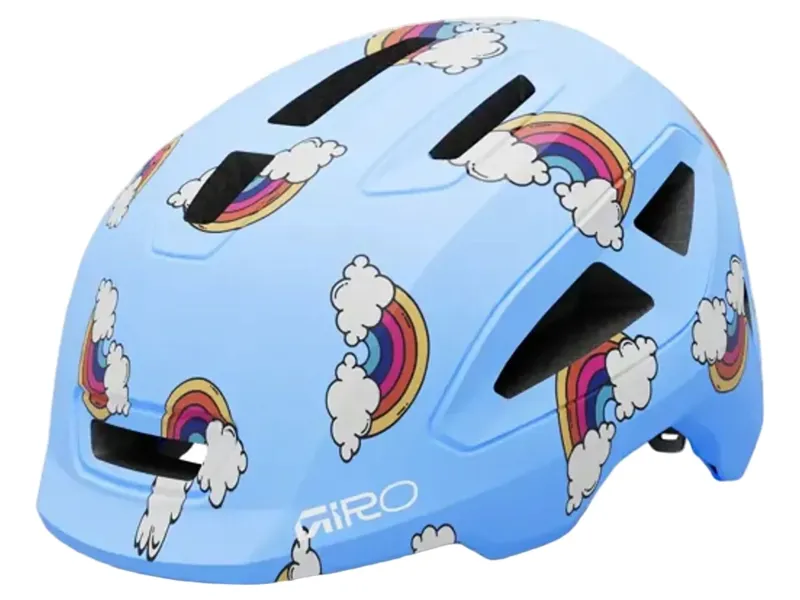 Giro Scamp II Youth Helmet in Matte Multi Rainbow