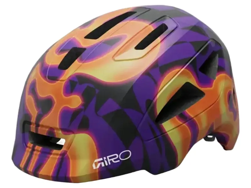 Giro Scamp II Youth Helmet in Matte Purple Lava