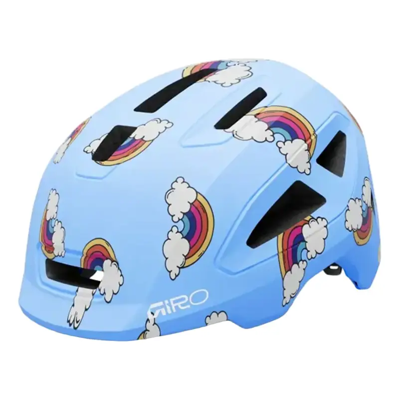 Balfes Bikes Giro Scamp Mips II Youth Helmet in Matte Multi Rainbow | Free postage over £30, £10 off first order, price match & 0% finance.