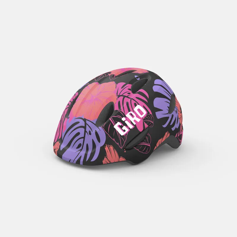 Giro Scamp Kid's Helmet in Matte Black Floral