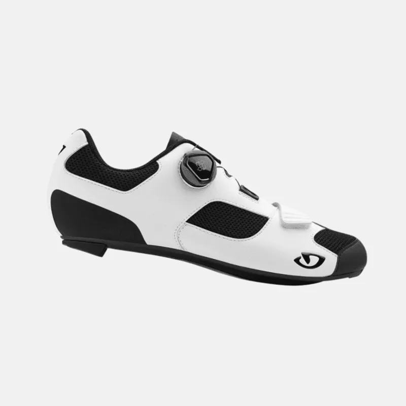 Giro Trans Boa Road Cycling Shoes In White/Black-1