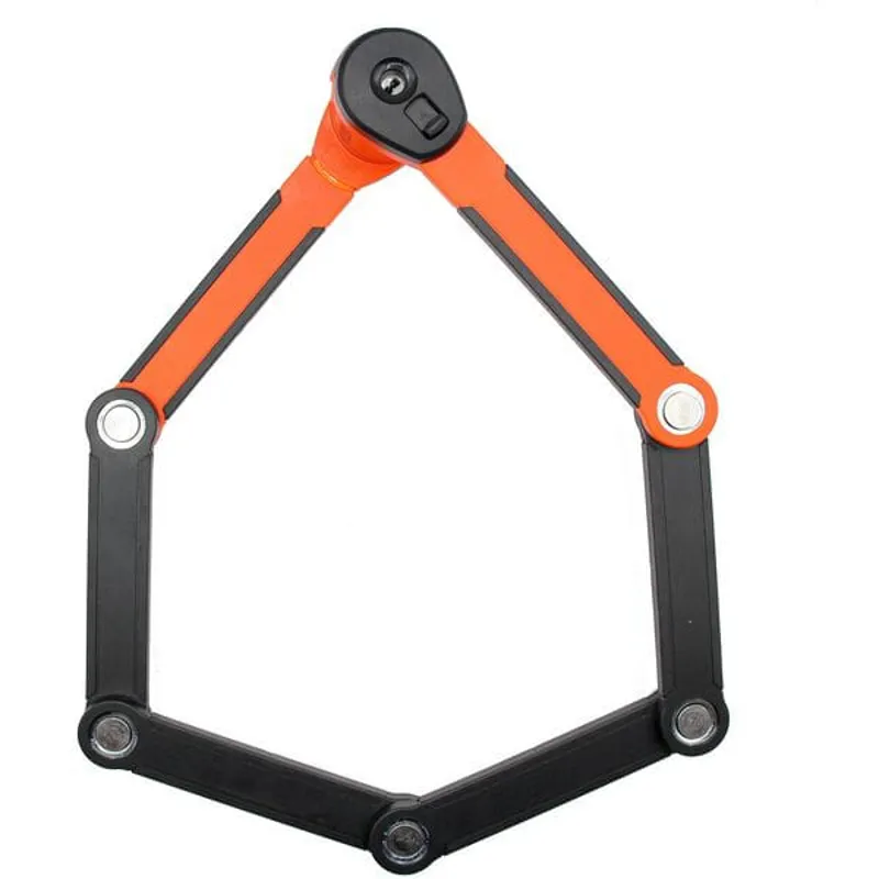 Kryptonite Evolution 790 Folding Lock in Orange/Black-1