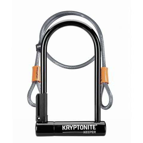 Key Kop II Locking Key Ring with 5 Inch Shackle and Florescent Pink Colored  Boot
