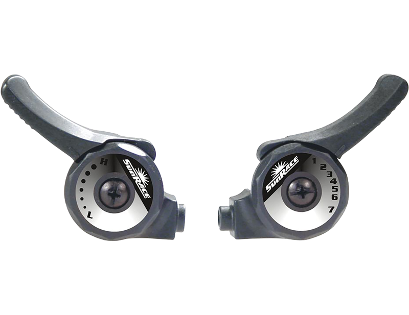 Balfes Bikes Sunrace SLM2T Right Hand Side 6 Speed Thumb Shifter in Grey | Free postage over £30, £10 off first order, price match & 0% finance.