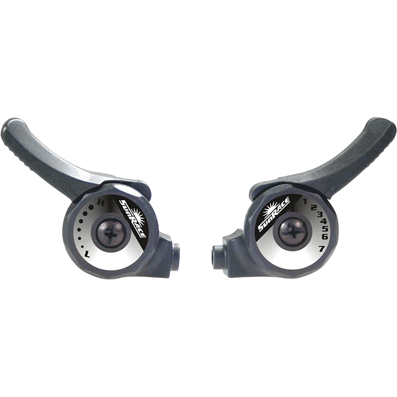 Balfes Bikes Sunrace SLM2T Right Hand Side 6 Speed Thumb Shifter in Grey | Free postage over £30, £10 off first order, price match & 0% finance.