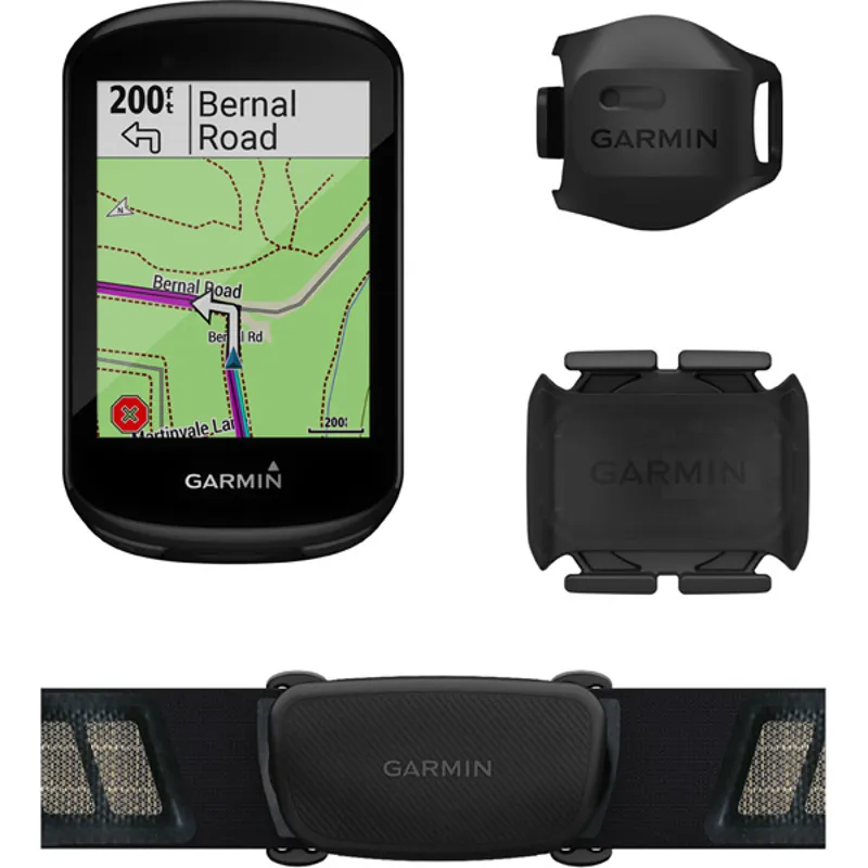 Garmin Edge 830 GPS Computer Road Performance Bundle in Black