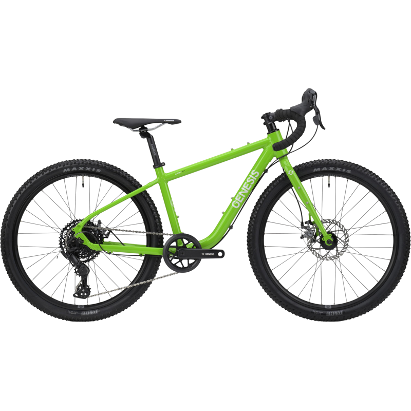 Balfes Bikes Genesis CDA JNR Kids 24 Inch Gravel Bike 2026 in Polyphonic Pea | Free postage over £30, £10 off first order, price match & 0% finance.