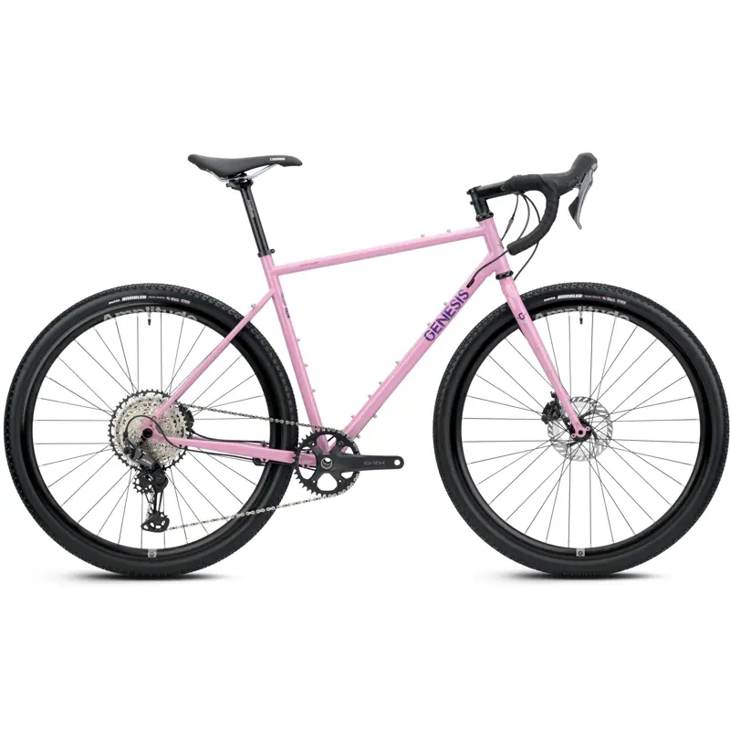 Balfes Bikes Genesis Croix De Fer 40 Gravel Bike 2026 in Pink Depeche Mauve | Free postage over £30, £10 off first order, price match & 0% finance.