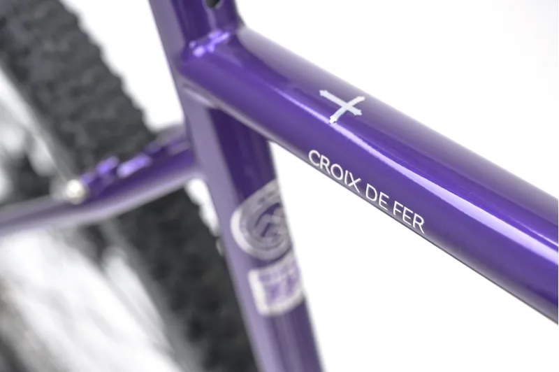 Genesis Croix De Fer 50 Gravel Bike 2026 in Stone Temple Violets-10