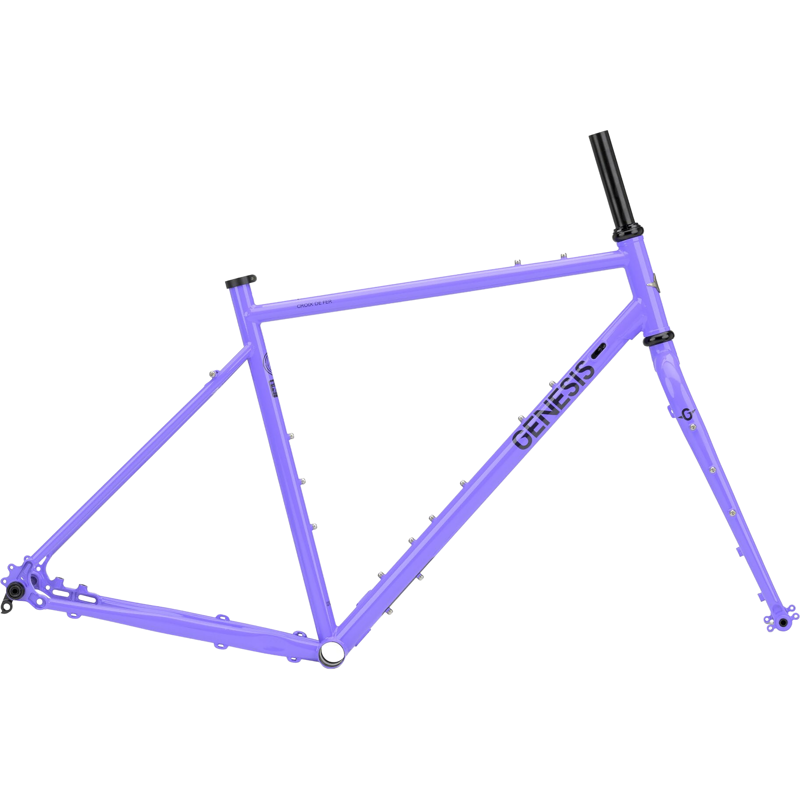 Balfes Bikes Genesis Croix De Fer 725 Gravel Frameset 2027 in Massive Li-Lac | Free postage over £30, £10 off first order, price match & 0% finance.