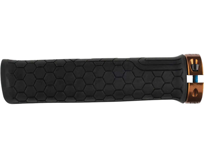 Race Face Lock-On Getta Grips in Black/Kash Money Gold-2