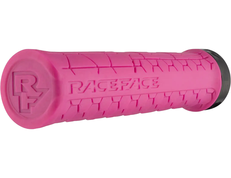 Balfes Bikes Race Face Lock-On Getta Grips in Magenta/Black | Free postage over £30, £10 off first order, price match & 0% finance.