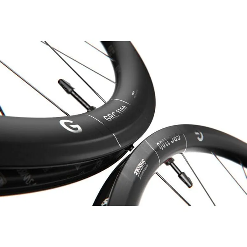 DT Swiss GRC 1100 Spline Disc Brake Carbon Clincher 50 x 24 mm 700c Front Wheel-2