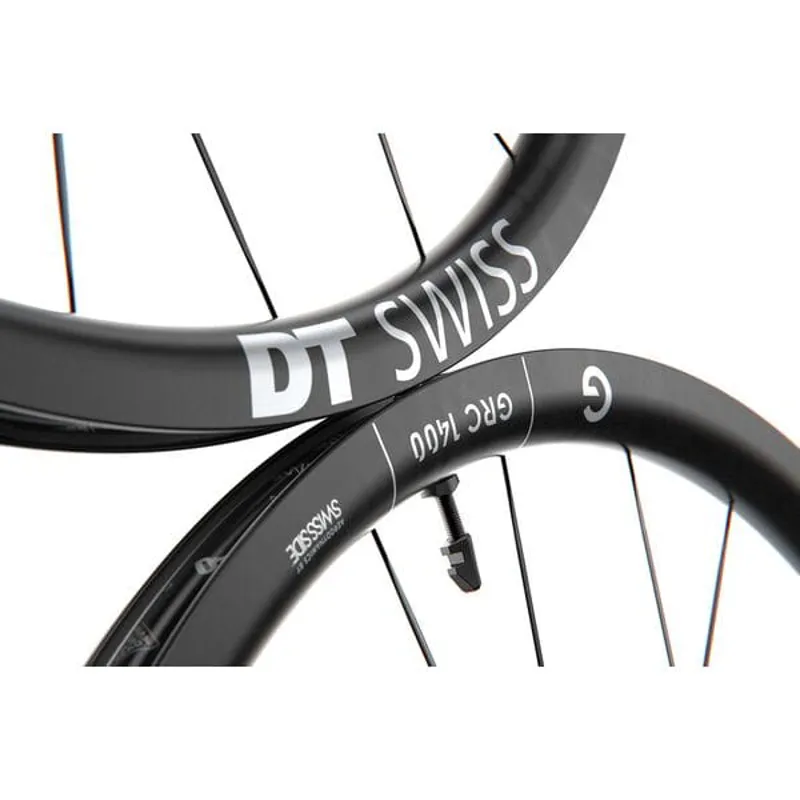 DT Swiss GRC 1400 Spline Disc Brake Carbon Clincher 50 x 24 mm 700c Front Wheel in Black-2