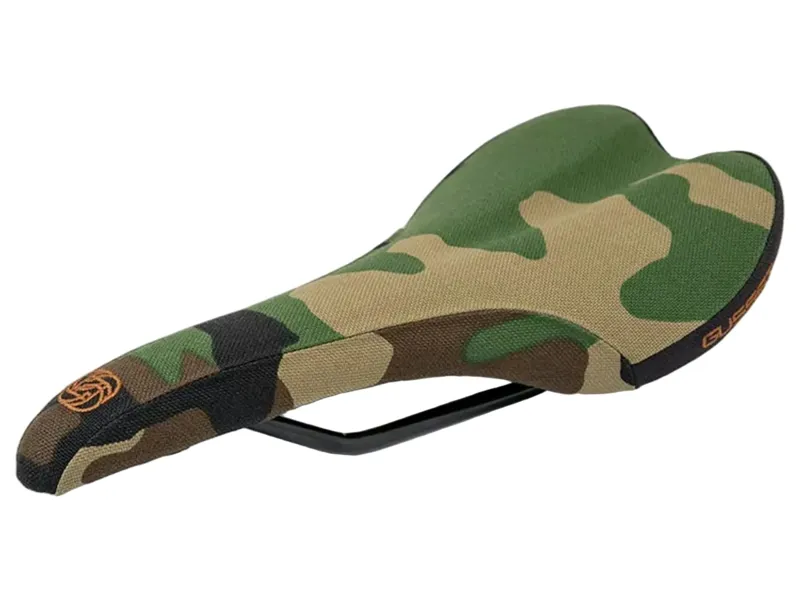 Gusset R-Series Race Road/XC MTB Dual Density Saddle 277x142 in Camo
