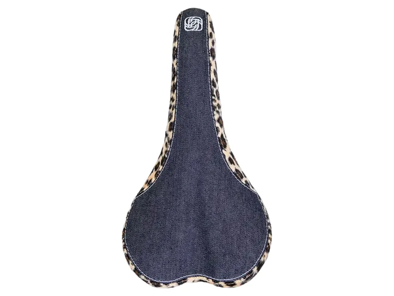 Gusset R-Series Race Road/XC MTB Saddle 277x142 in Denim/Leopard-2