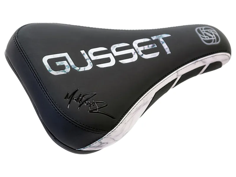 Gusset S2 DJ MJ Signature Saddle 234x132mm in Grey Marble-1
