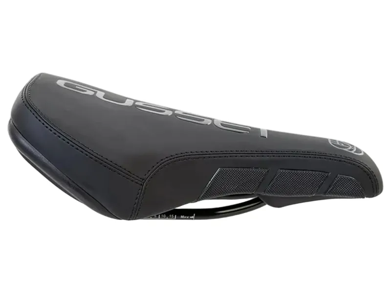 Gusset S2 FR Freeride/DH Saddle PU 234x132mm in Black-1