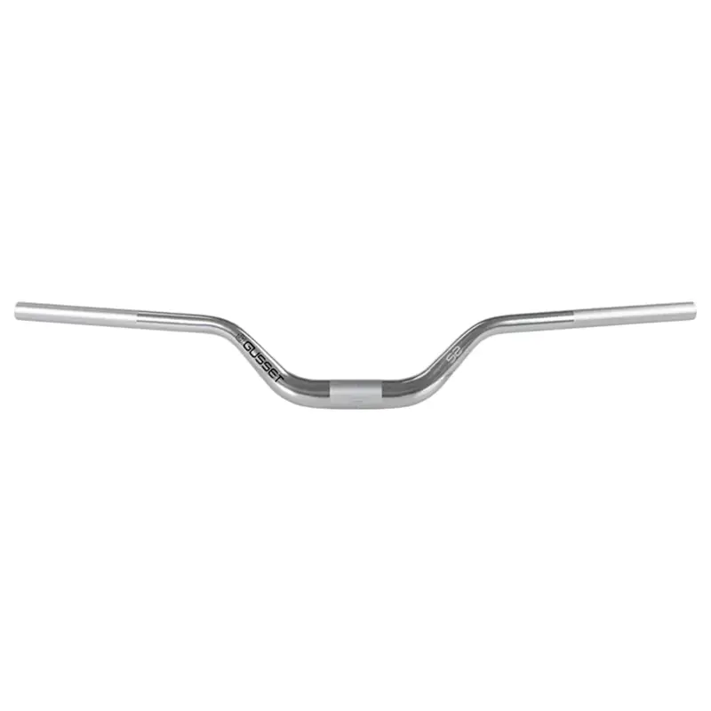 Balfes Bikes Gusset S2 Riser Bars 7050 Alloy 800mm 35mm Clamp in Silver | Free postage over £30, £10 off first order, price match & 0% finance.