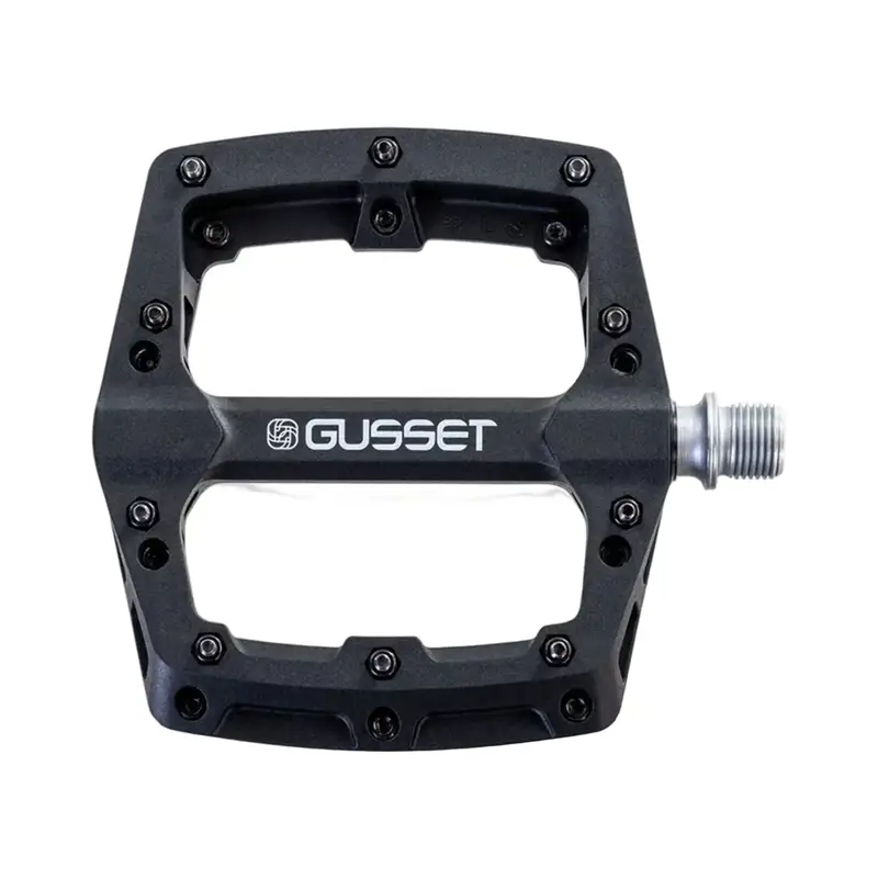 Balfes Bikes Gusset Slim Jim Nylon Low Profile Platform Pedals 9/16 in Black | Free postage over £30, £10 off first order, price match & 0% finance.