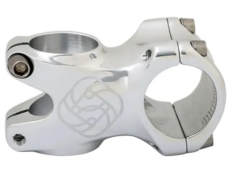 Gusset Staff Stem +/-5 Deg Alloy 31.8mm in Silver-1