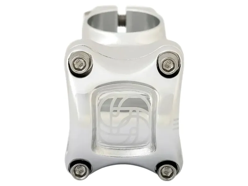 Gusset Staff Stem +/-5 Deg Alloy 31.8mm in Silver-2